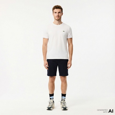 Lacoste Erkek Slim Fit Lacivert Şort