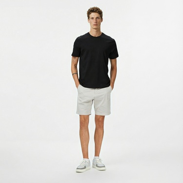  Calvin Klein Supima Chest Erkek Siyah T-Shirt