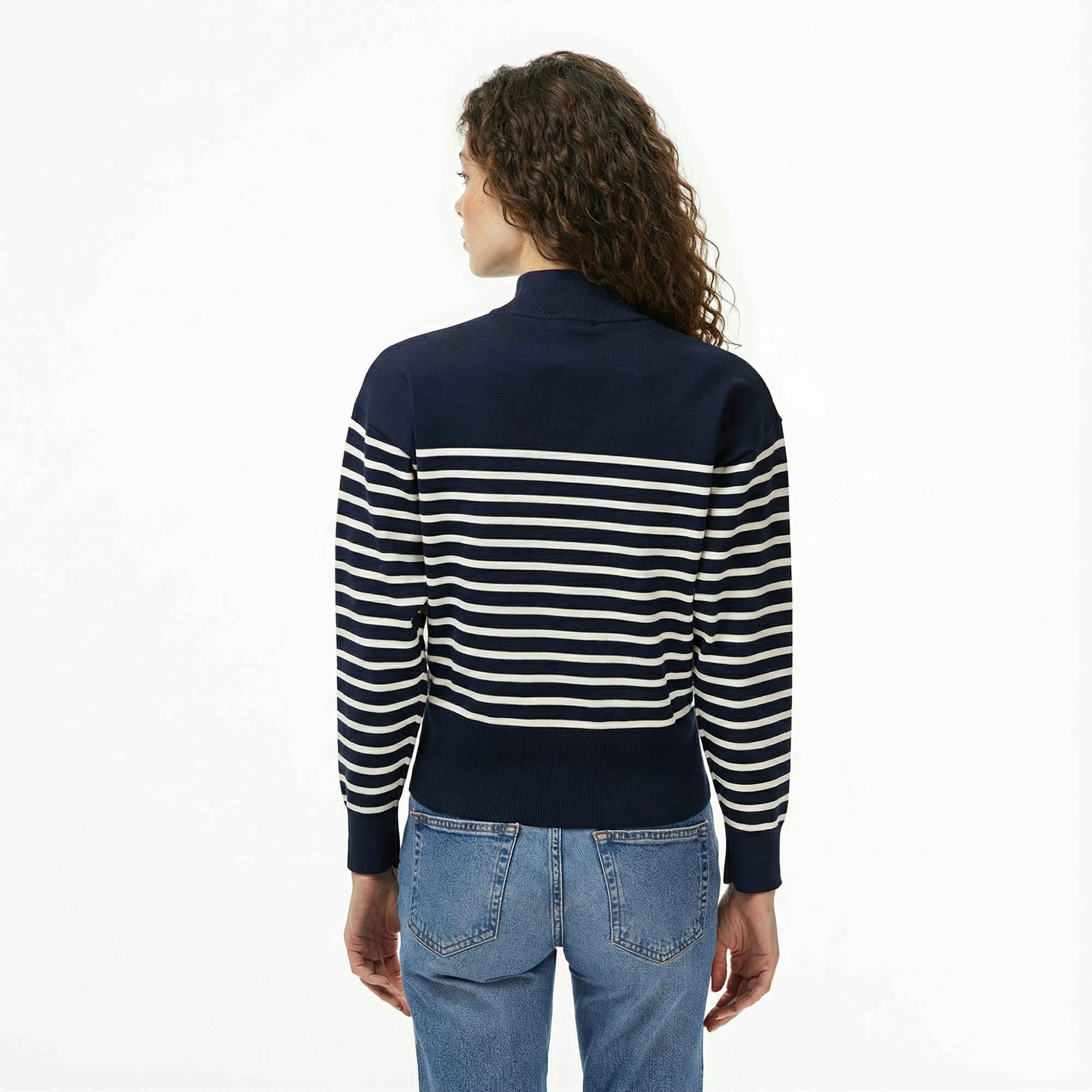 Tommy Hilfiger Jersey Gold Kadın Lacivert Kazak