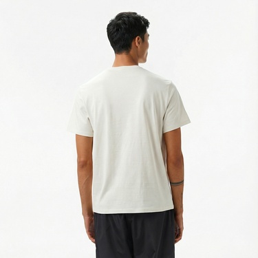  Calvin Klein Box Tape Graphic Erkek Beyaz T-Shirt