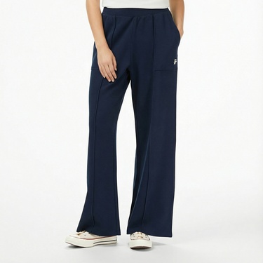  Tommy Hilfiger Script Straing Pique Kadın Lacivert Eşofman Altı