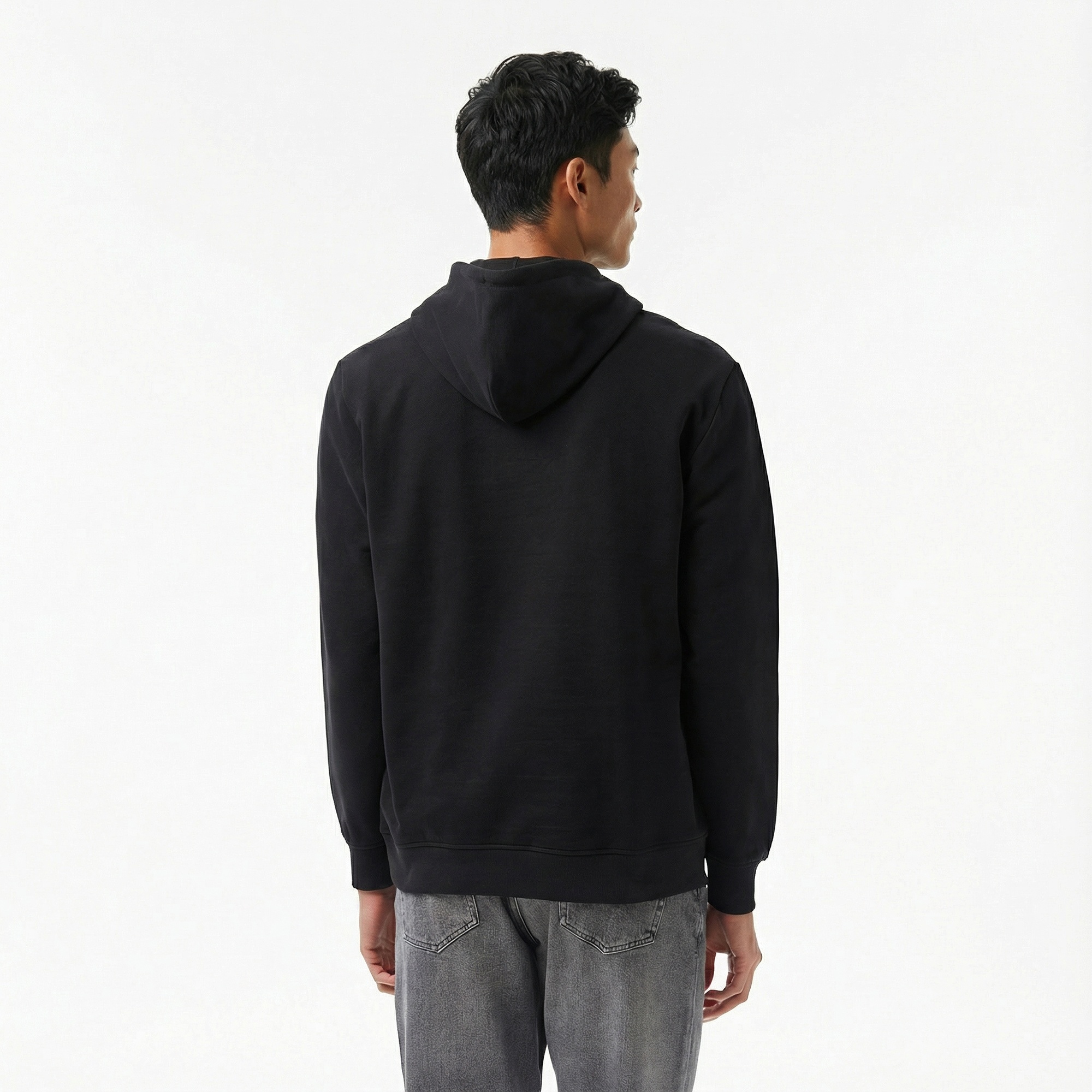 Tommy Hilfiger Twist Flag Erkek Siyah Hoodie