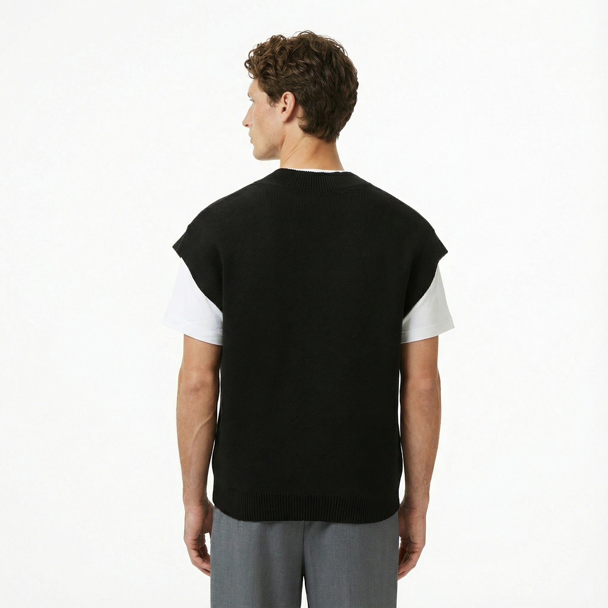 Les Benjamins 307 Erkek Siyah Yelek