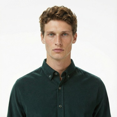  Nautica Erkek Yeşil Classic Fit Gömlek