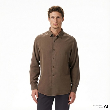  Nautica Erkek Yeşil Classic Fit Gömlek