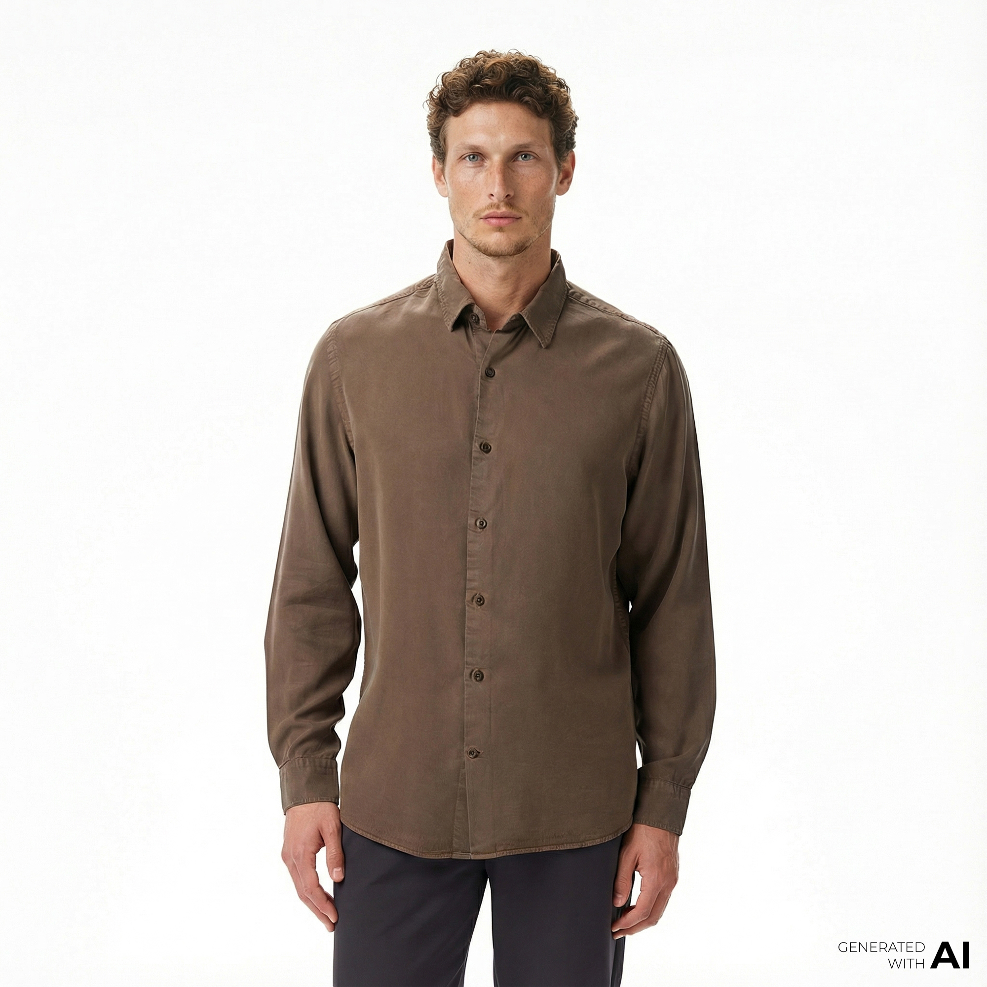  Nautica Erkek Yeşil Classic Fit Gömlek