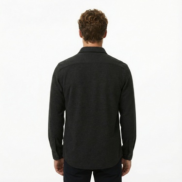  Nautica Erkek Siyah Classic Fit Gömlek