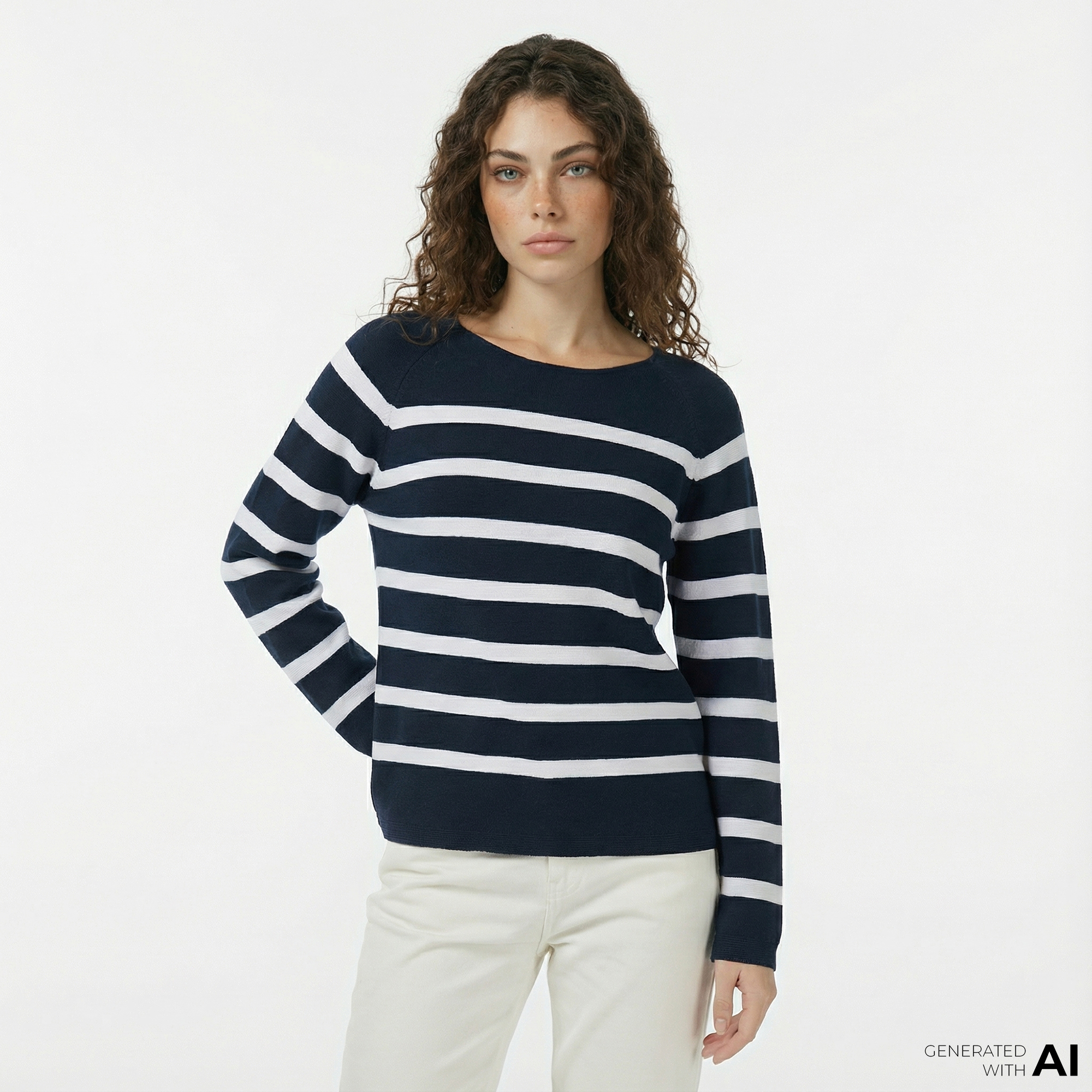  Nautica Kadın Lacivert Regular Fit Kazak