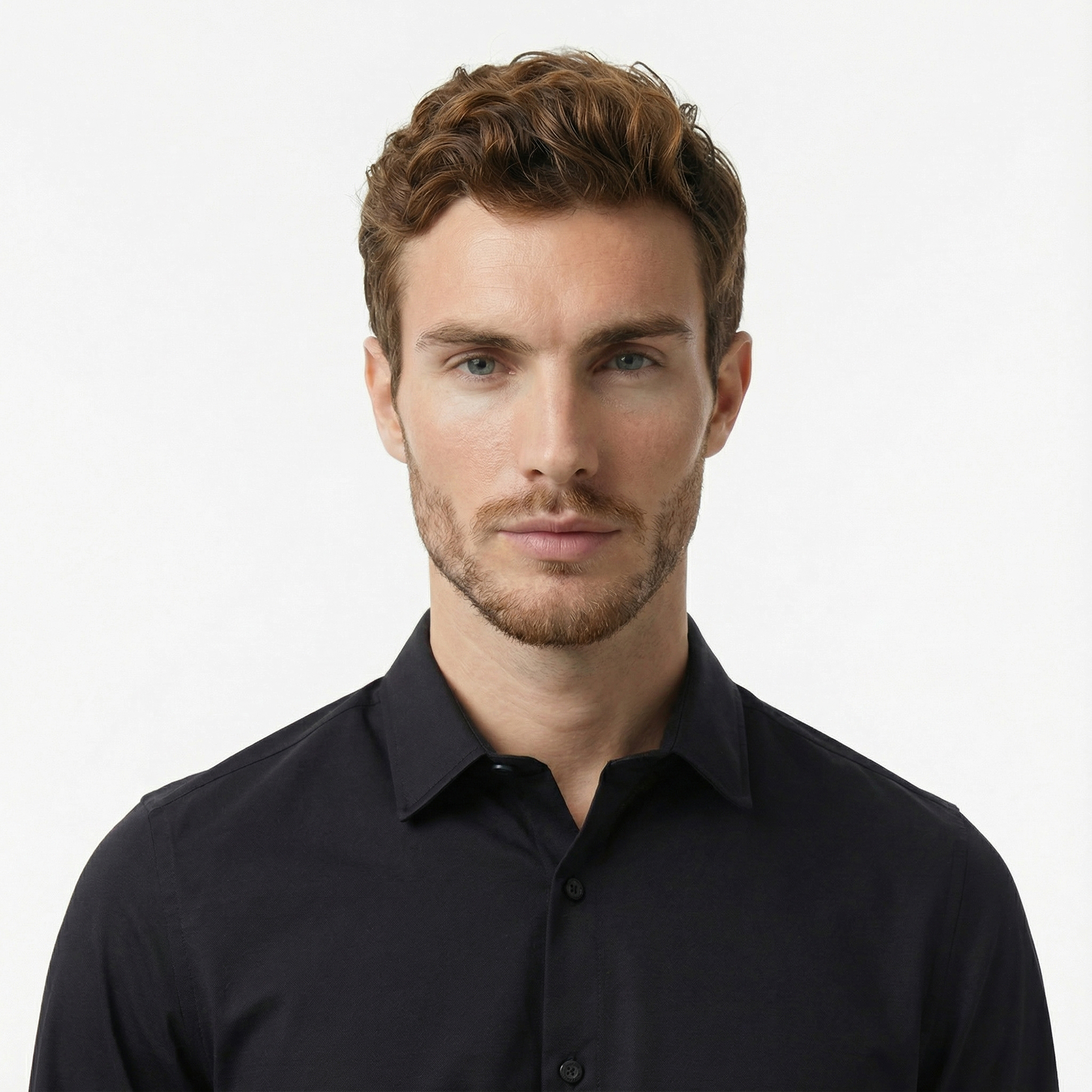  Nautica Erkek Siyah Slim Fit Gömlek