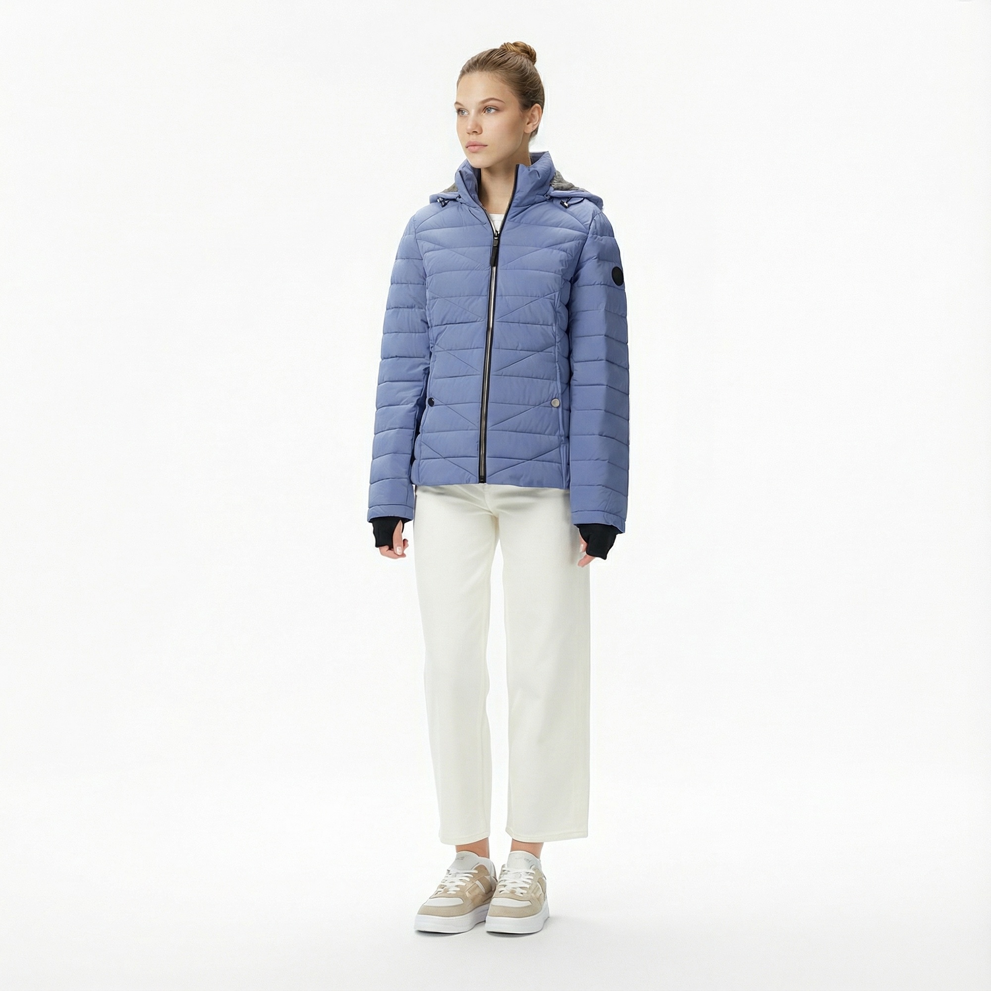 Nautica Kadın Mavi Regular Fit Mont