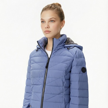  Nautica Kadın Mavi Regular Fit Mont