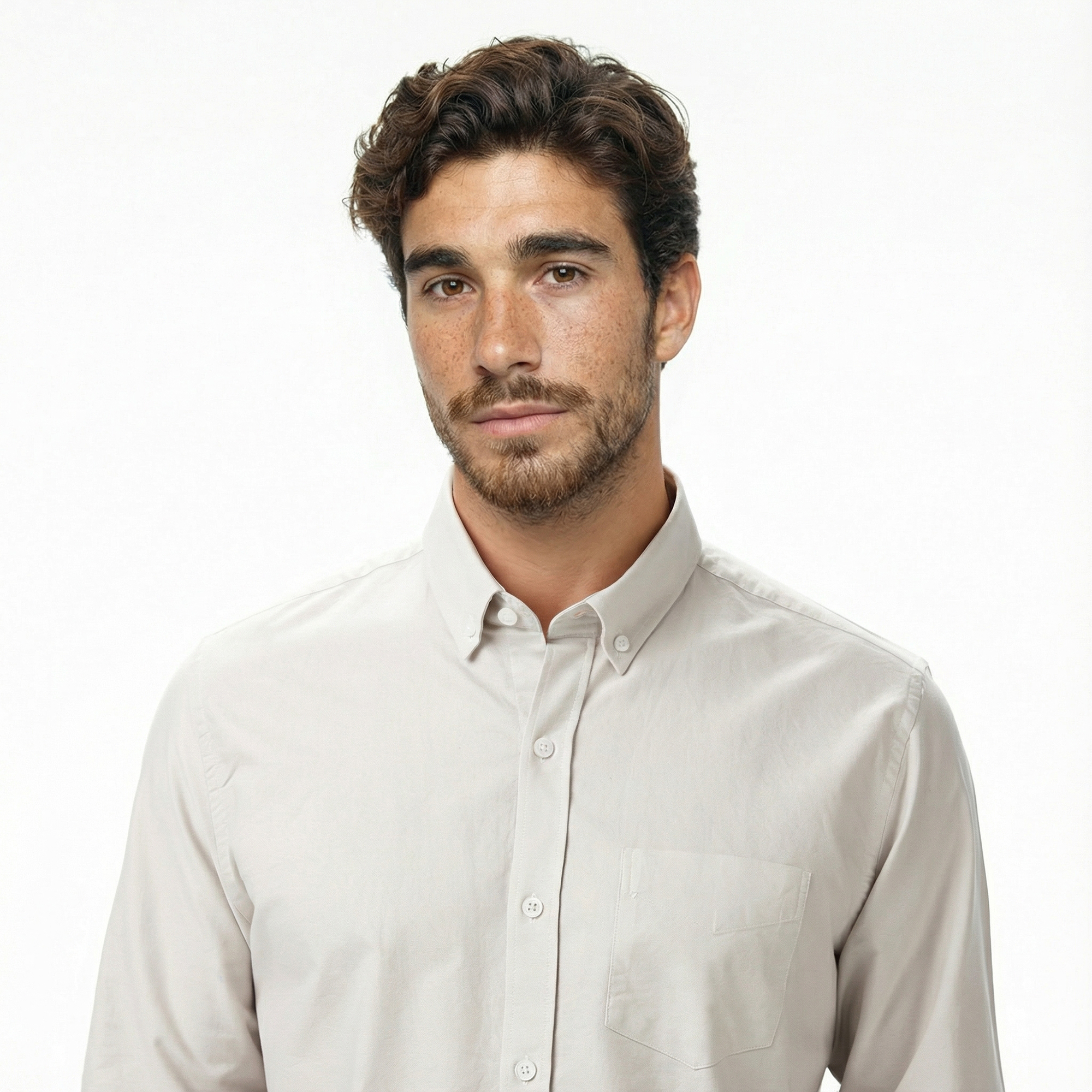  Nautica Erkek Gri Classic Fit Gömlek