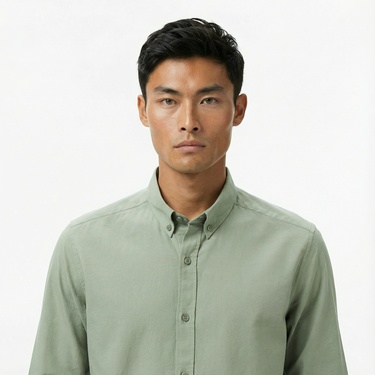  Nautica Erkek Yeşil Classic Fit Gömlek