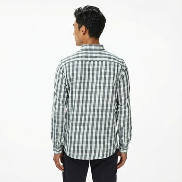  Nautica Erkek Yeşil Kareli Classic Fit Gömlek