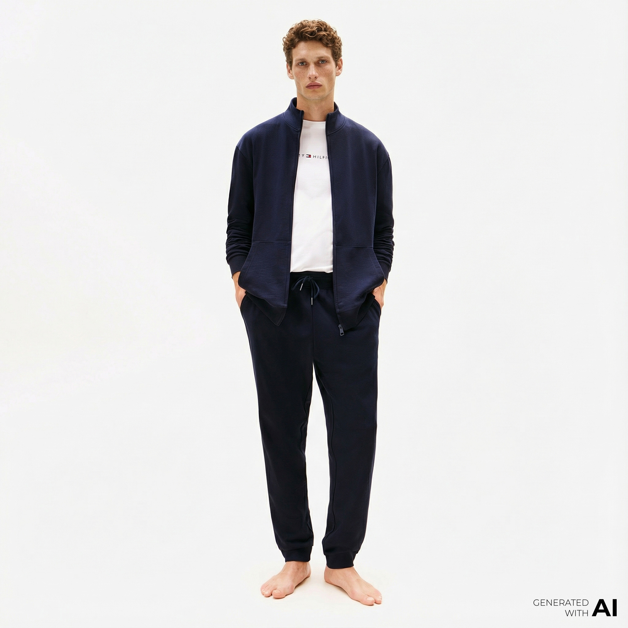  Tommy Hilfiger Track Erkek Lacivert Pijama