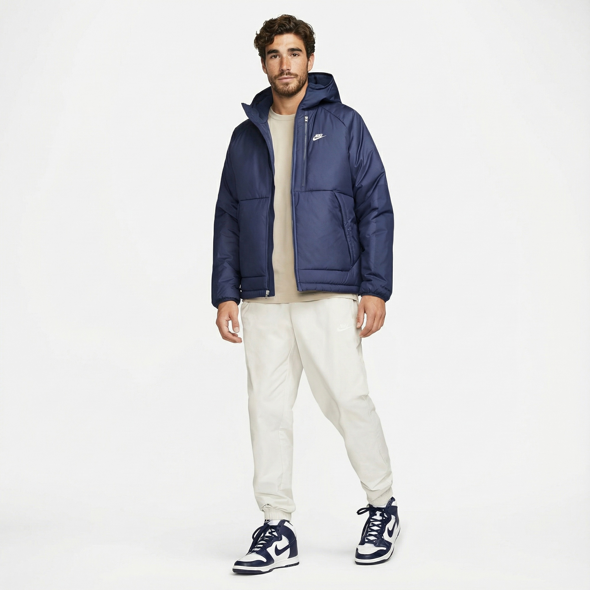 Nike Sportswear Therma-Fit Repel Erkek Lacivert Mont