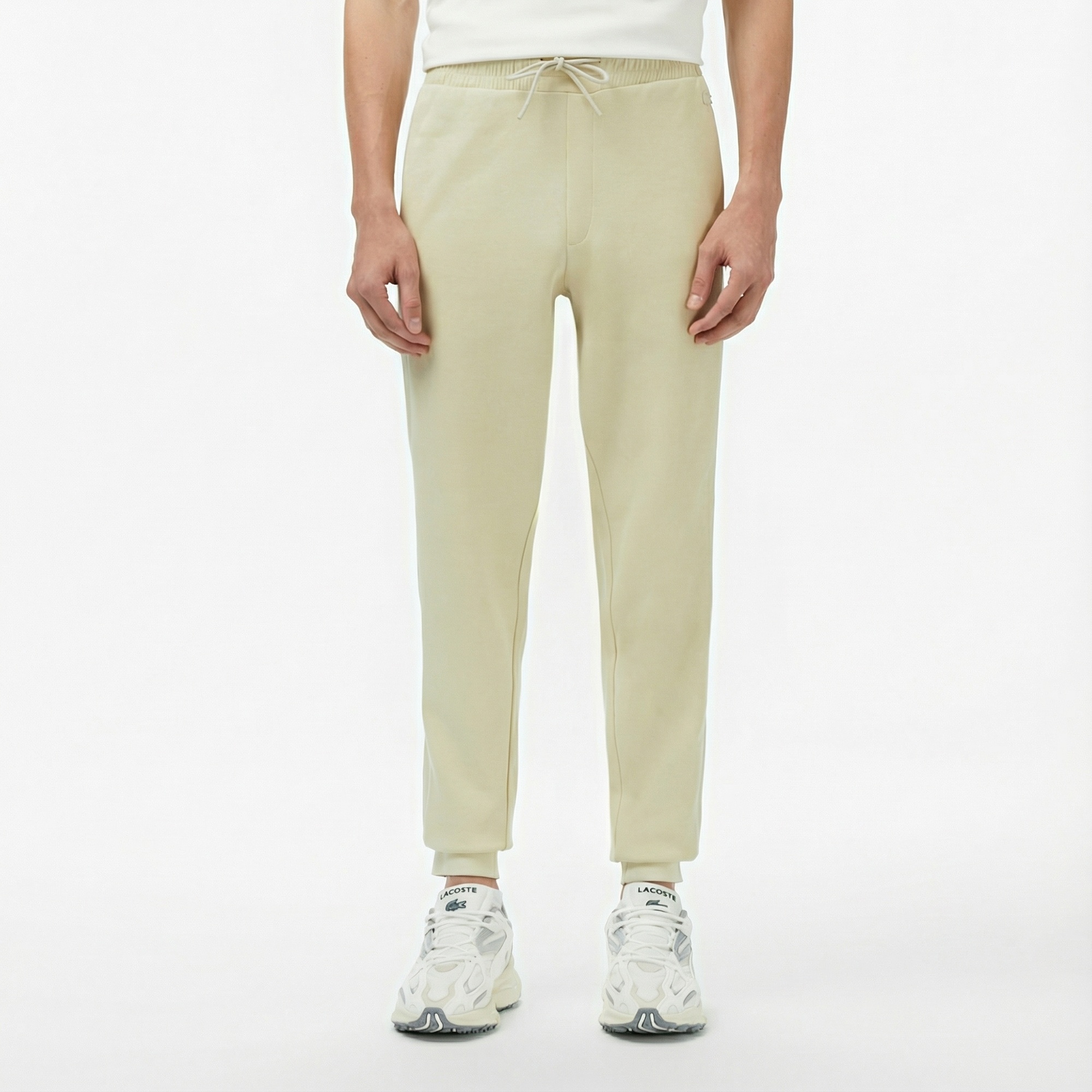 Lacoste Erkek Classic Fit Bej Eşofman Altı