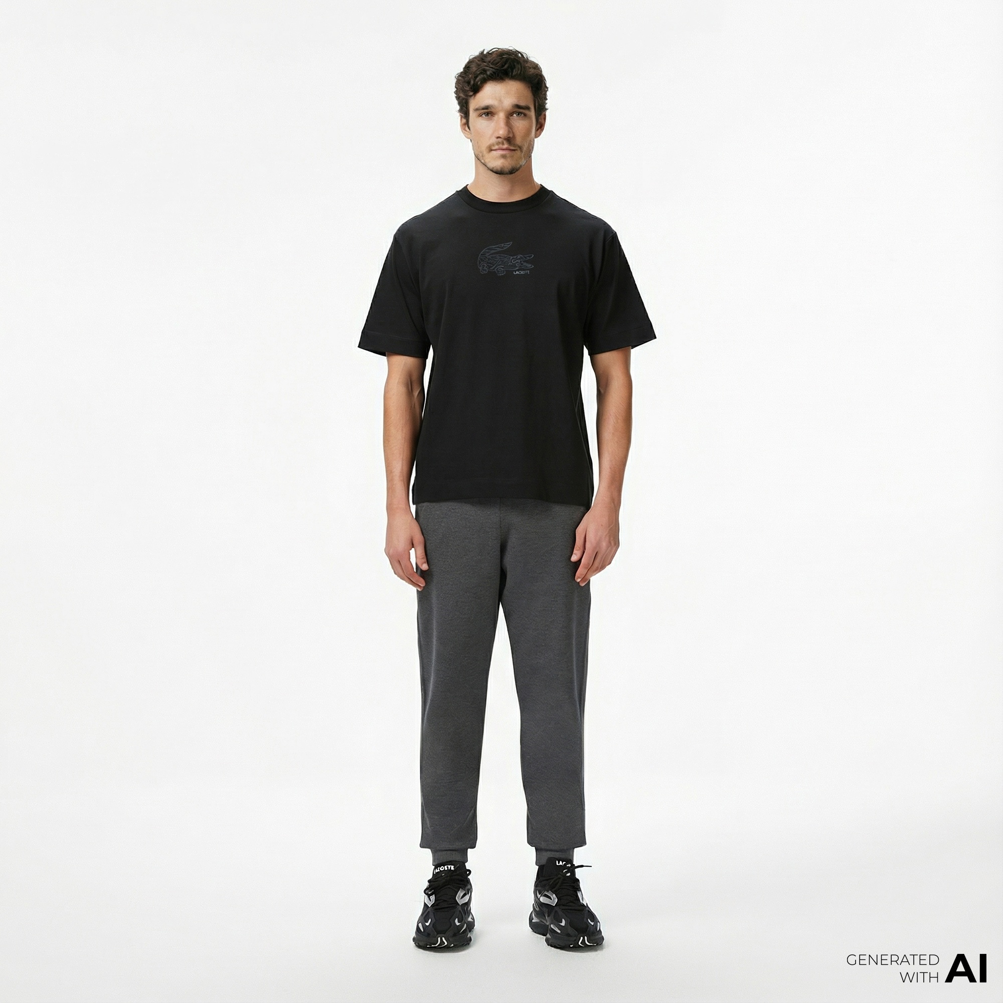 Lacoste Erkek Relaxed Fit Koyu Gri Eşofman Altı