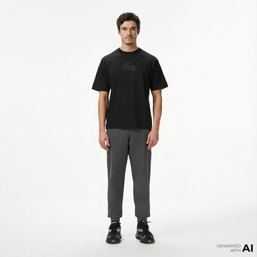  Lacoste Erkek Relaxed Fit Koyu Gri Eşofman Altı