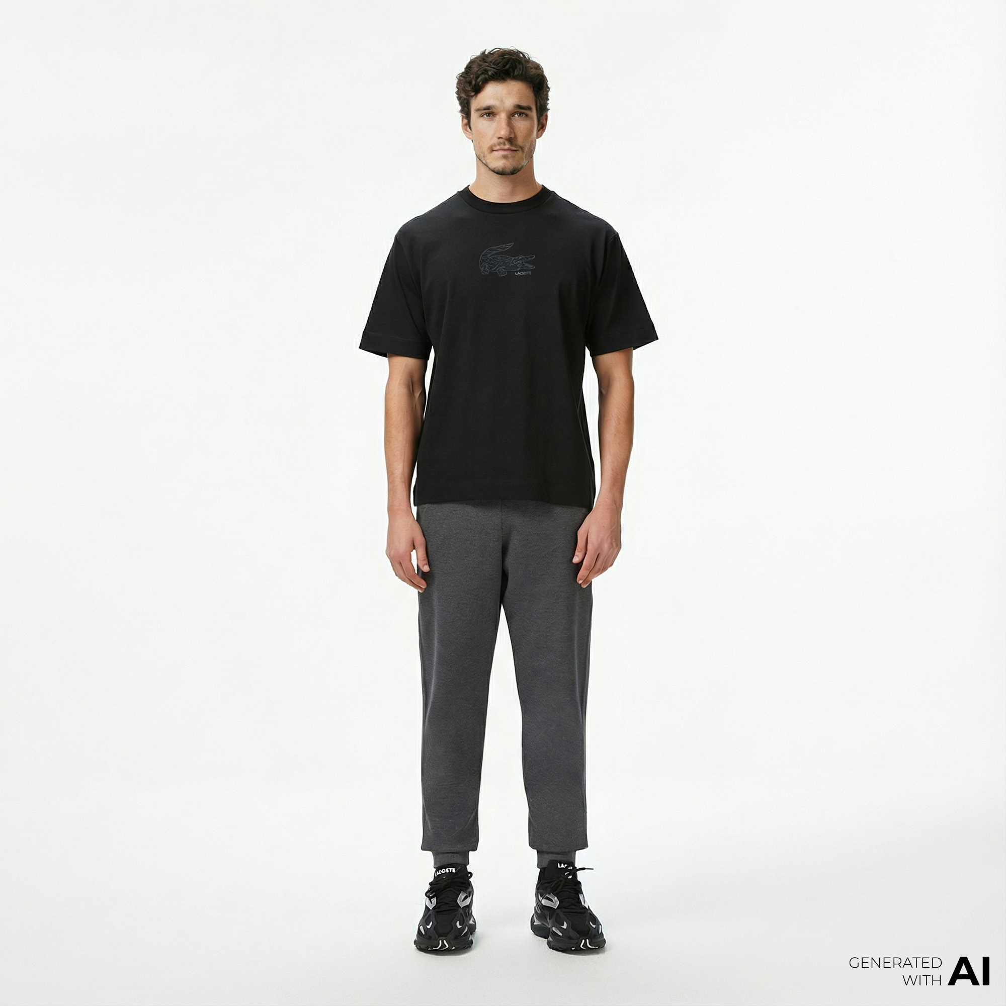  Lacoste Erkek Relaxed Fit Koyu Gri Eşofman Altı