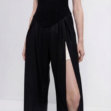  Fabby Kadın Siyah Pantolon