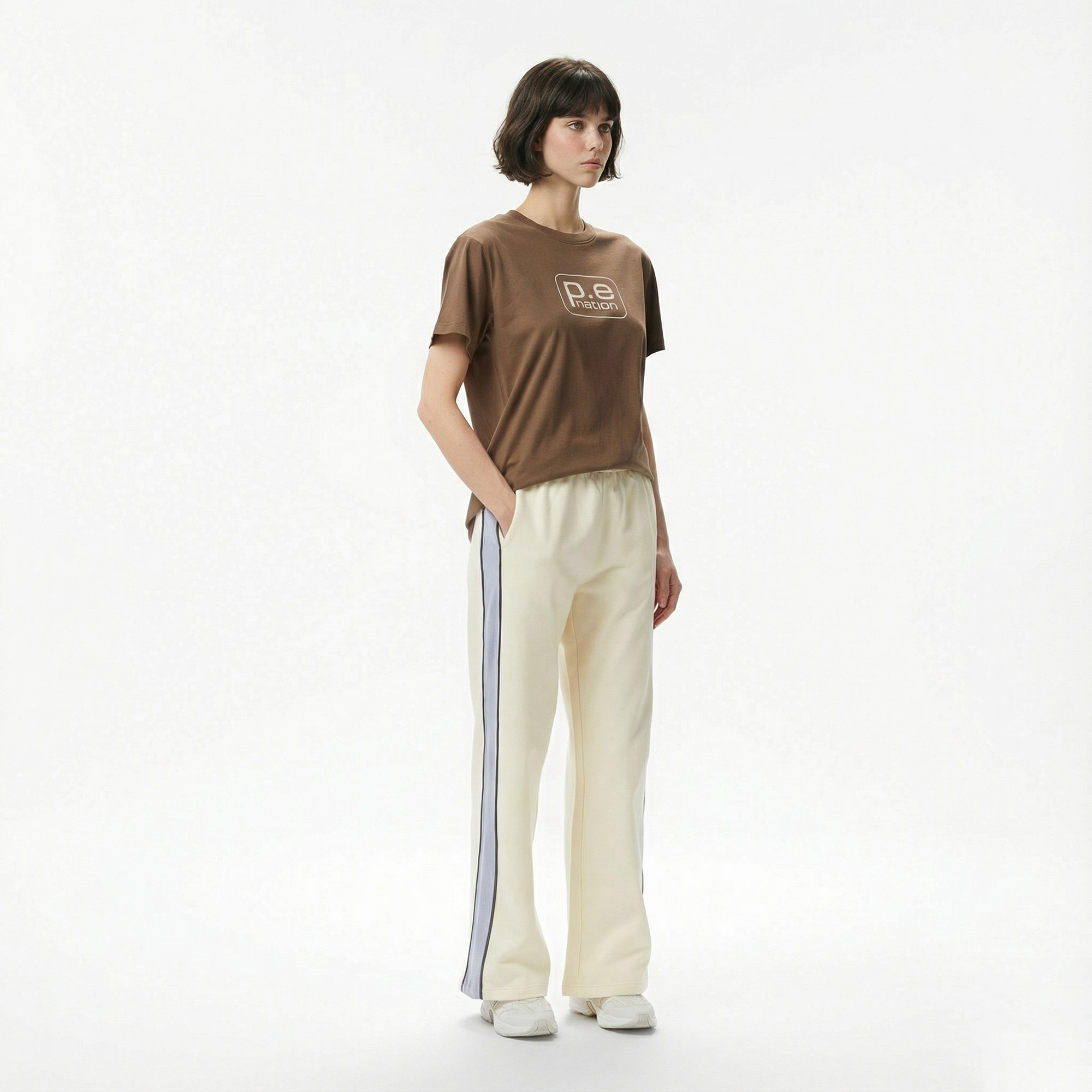  P.E Nation Flux Kadın Kahverengi T-Shirt