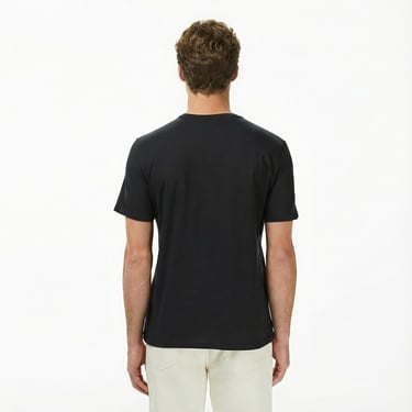 Calvin Klein Standard Logo Crew Erkek Siyah T-Shirt