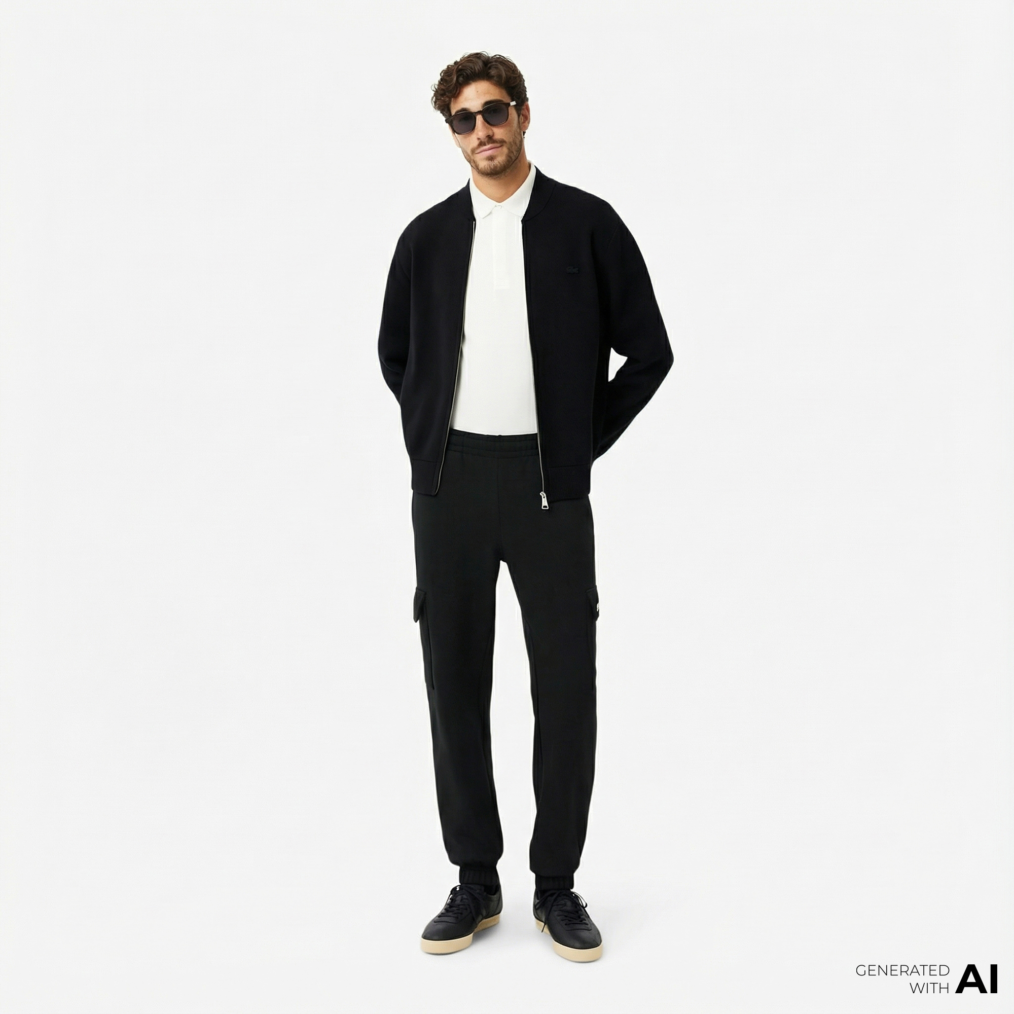  Lacoste Erkek Regular Fit Siyah Eşofman Altı