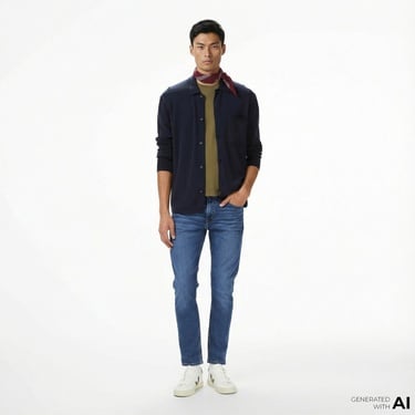  Levi's 512 Slim Taper Bright Ideas Erkek Mavi Jean