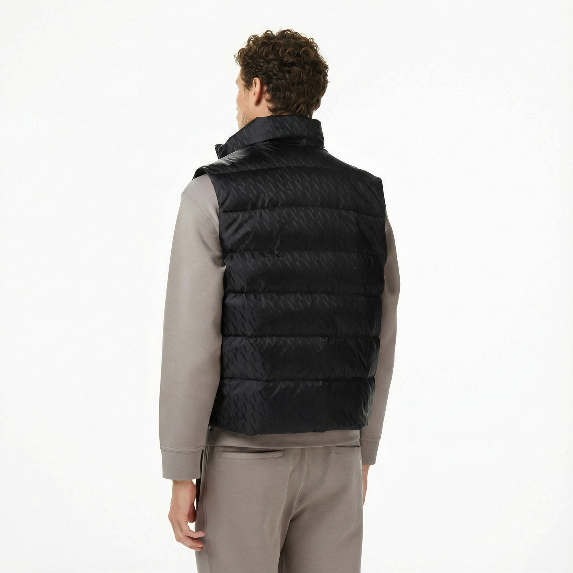 Armani Exchange Erkek Siyah Yelek