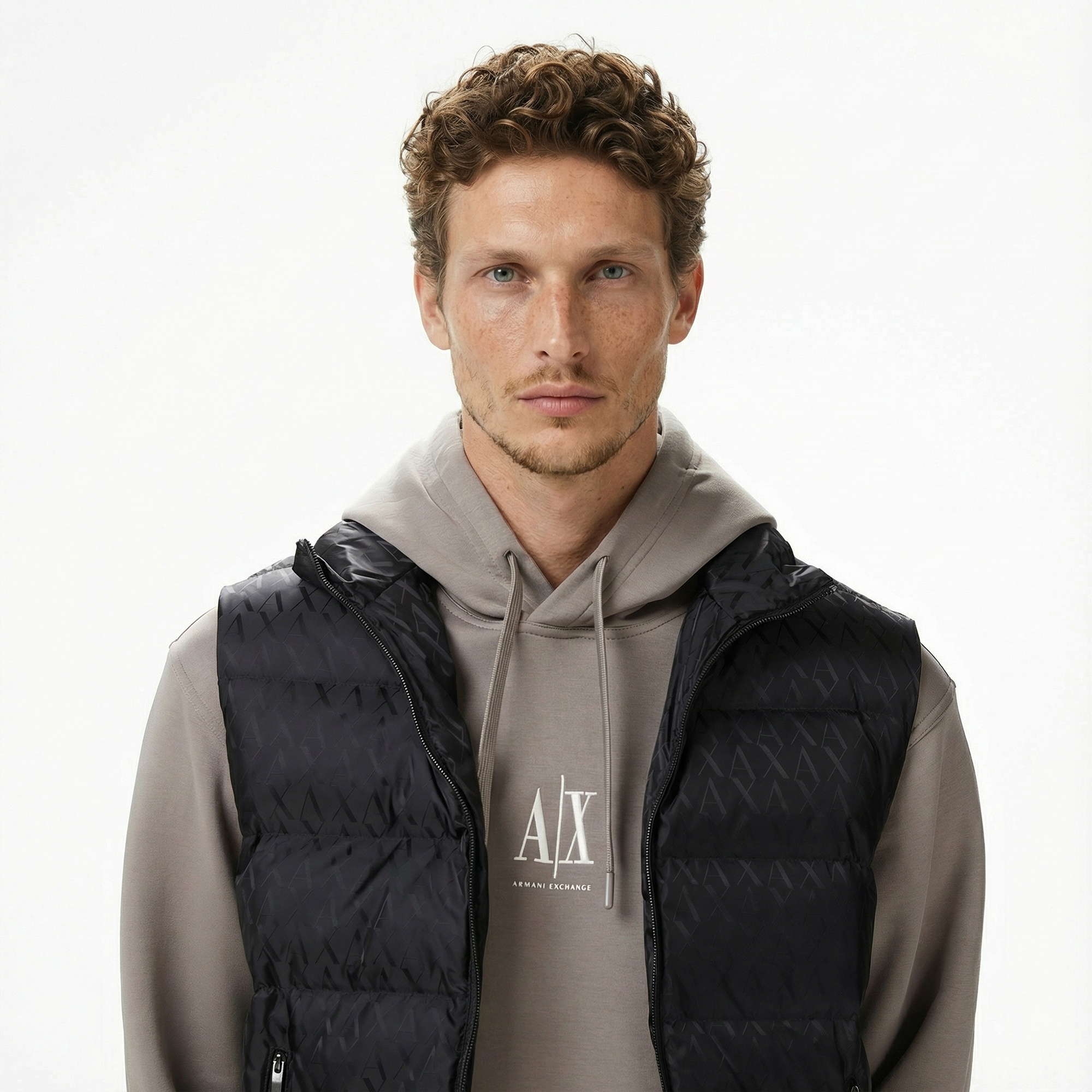 Armani Exchange Erkek Siyah Yelek