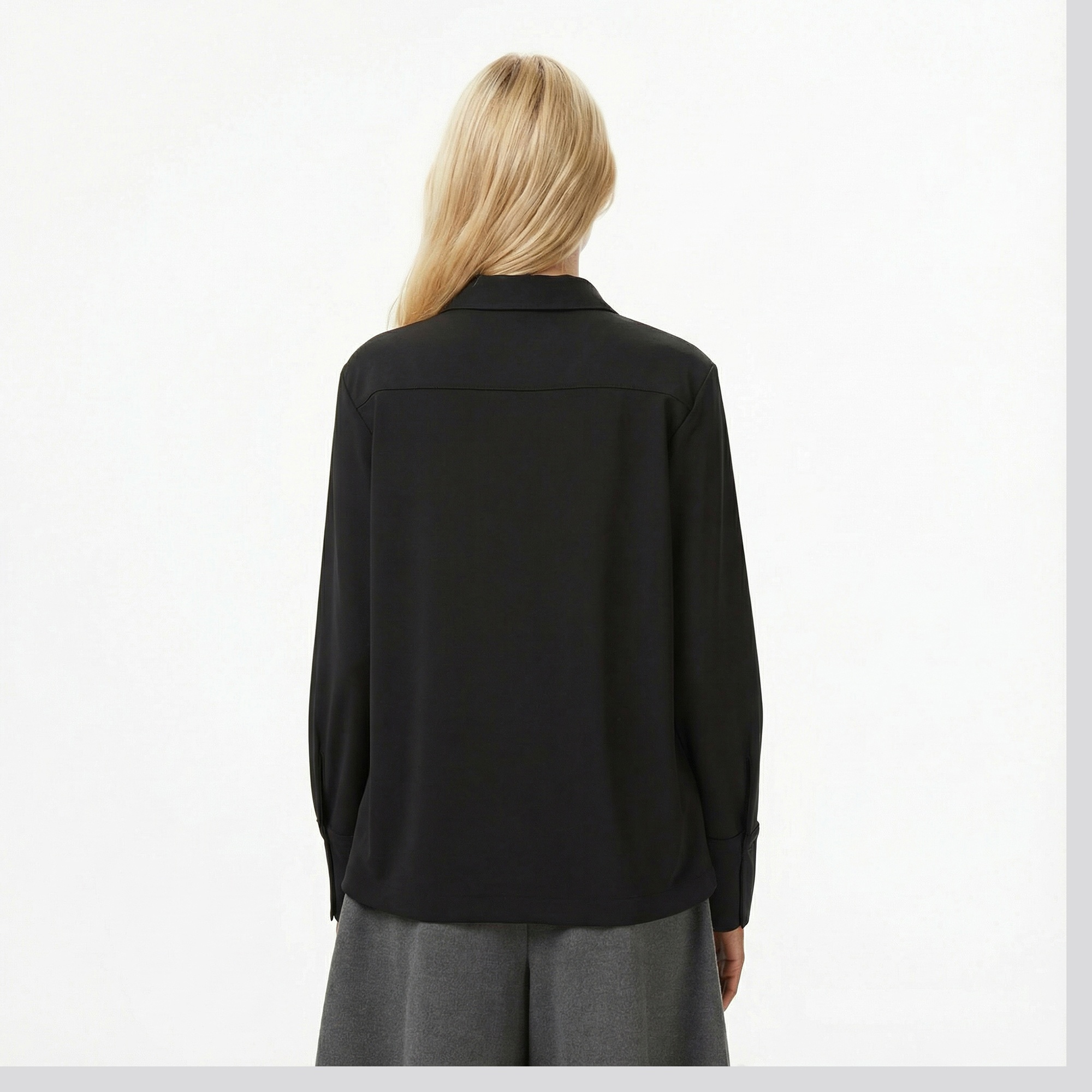 Lacoste Kadın Siyah Gömlek