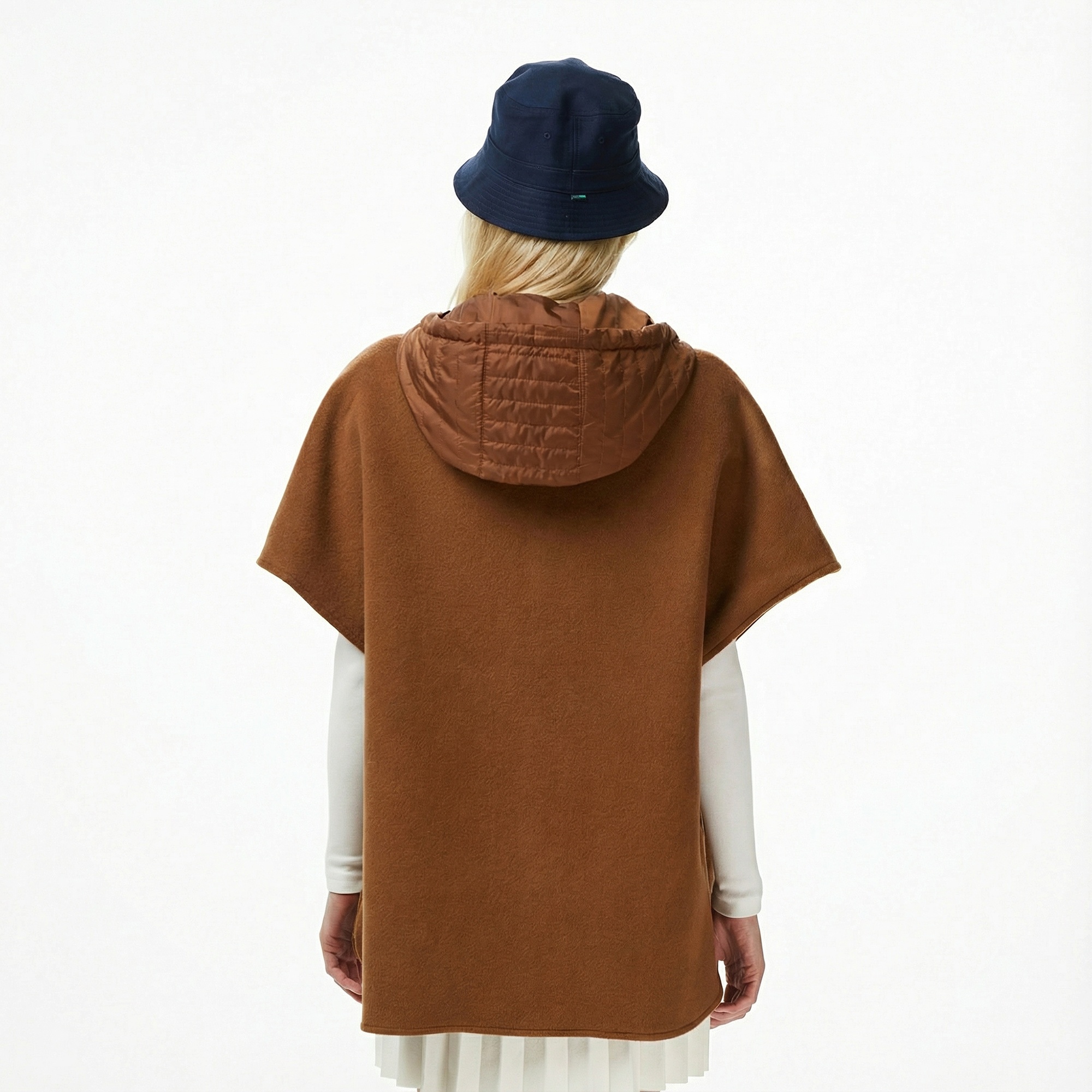 Lacoste Kadın Kapüşonlu Açık Kahverengi Mont