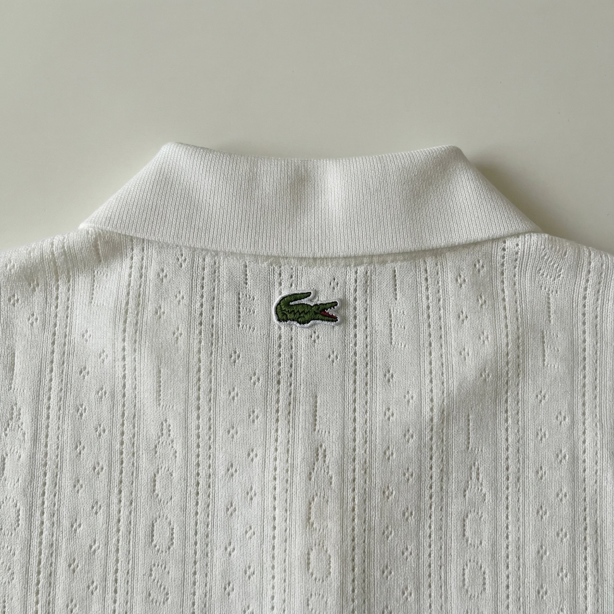 Lacoste L.12.D Kadın Slim Fit Beyaz Polo