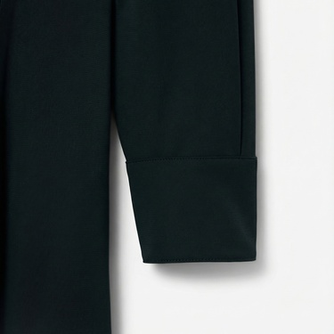  Lacoste Runway Kadın Polo Yaka Koyu Yeşil Elbise