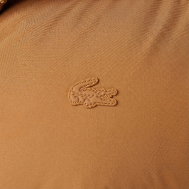  Lacoste Kadın Kapüşonlu Açık Kahverengi Mont