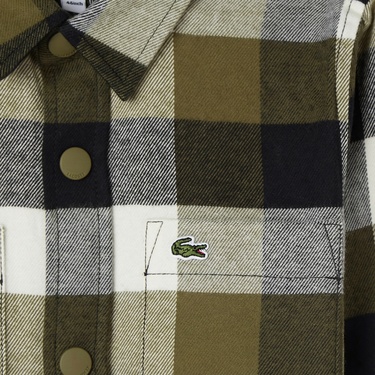  Lacoste Çocuk Haki Gömlek
