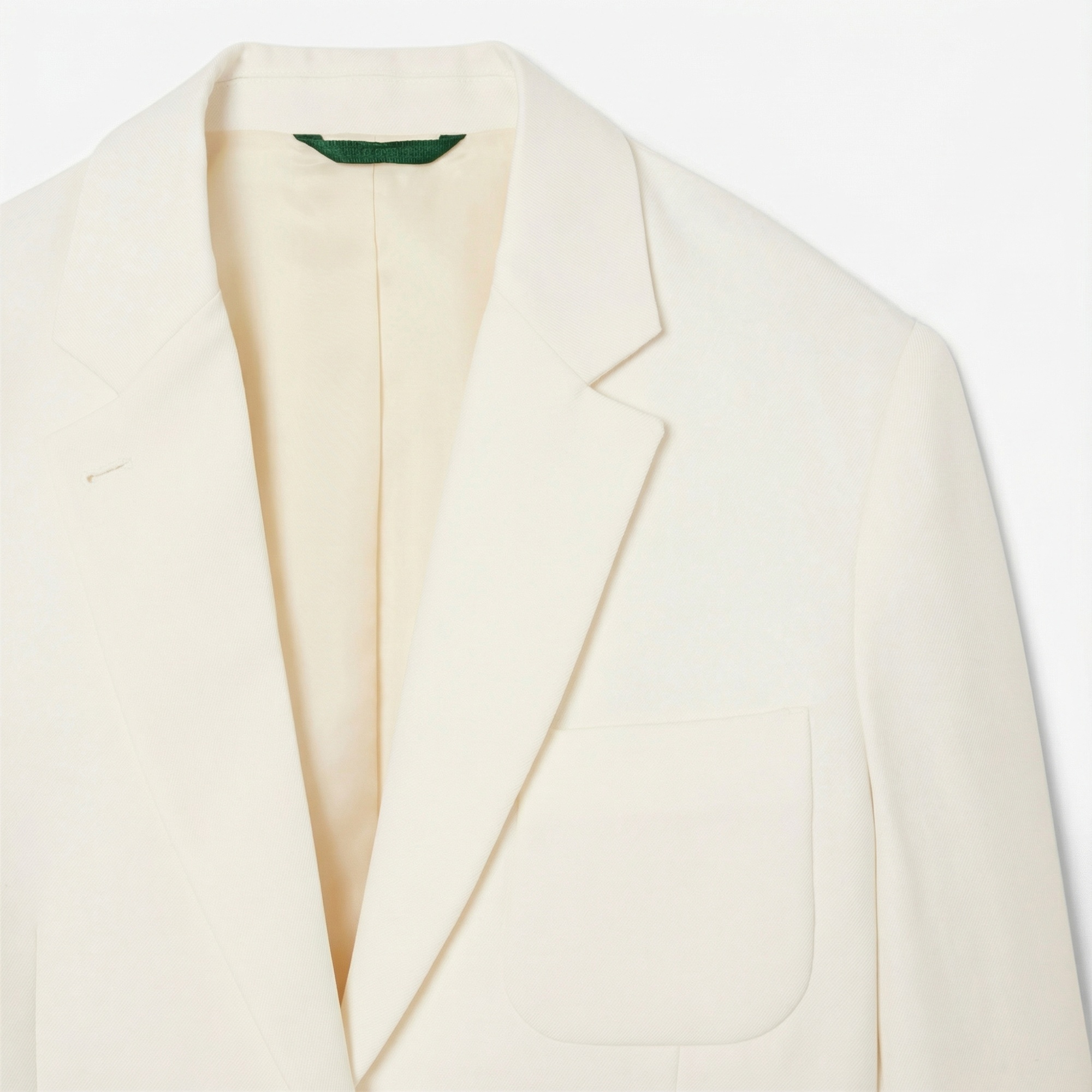 Lacoste Kadın Relaxed Fit Krem Blazer Ceket