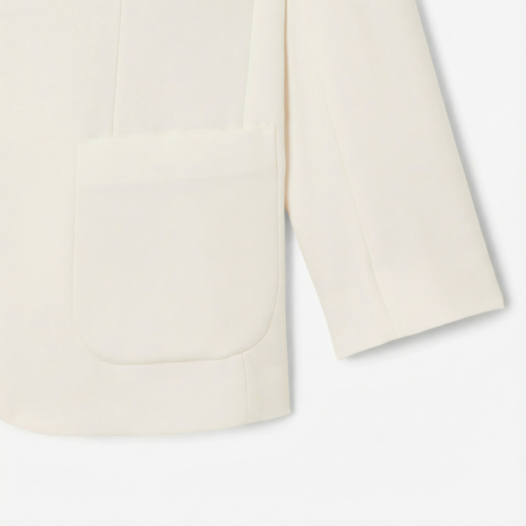 Lacoste Kadın Relaxed Fit Krem Blazer Ceket