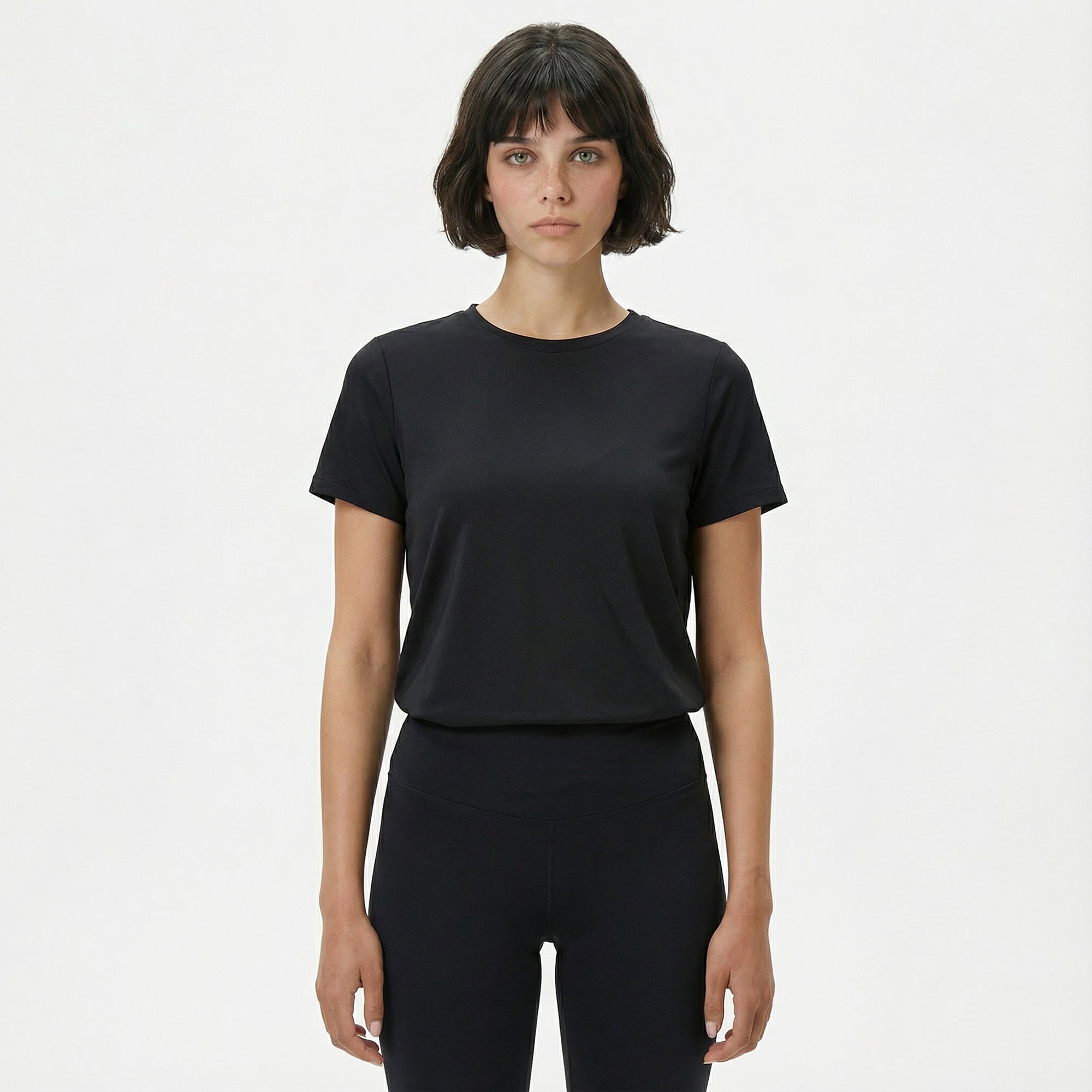 Nike Dri-Fit One High Rise 7/8 Kadın Siyah Tayt