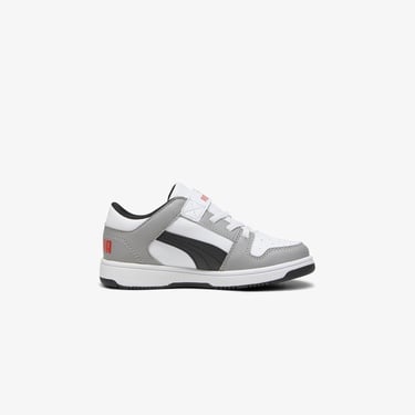  Puma Rebound Layup Low Çocuk Gri Spor Ayakkabı
