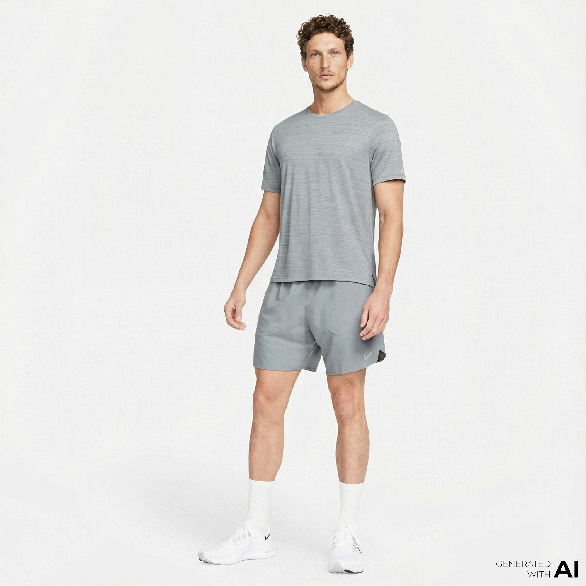 Nike Dri-Fit Stride 7 İnç Bf Erkek Gri Şort