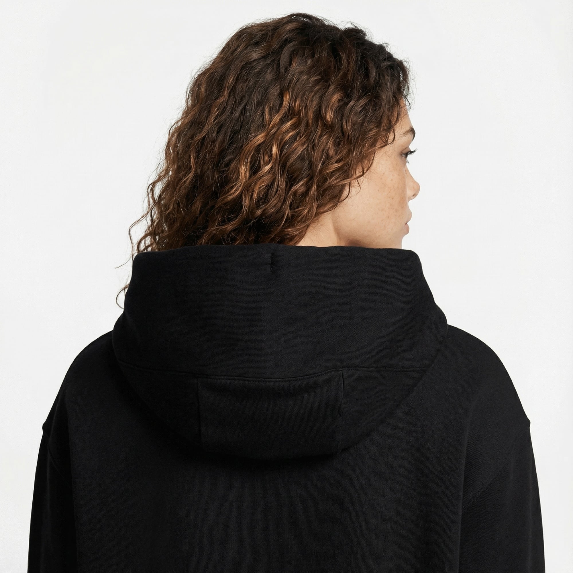 Nike Sportswear Phoenix Fleece Oversize Kadın Siyah Hoodie