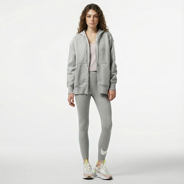  Nike Sportswear Phoenix Fleece Oversize Kadın Gri Hoodie