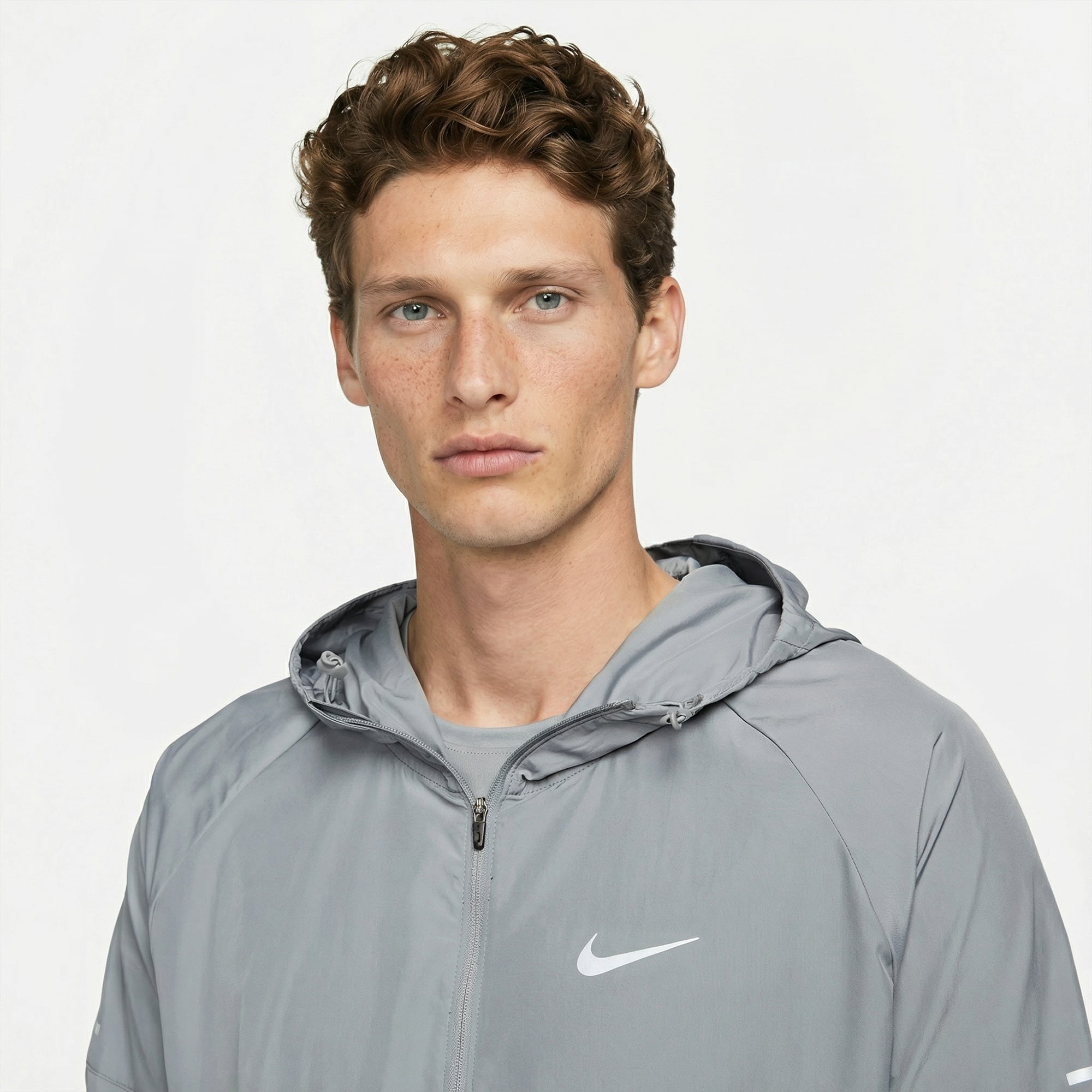 Nike Repel Miler Erkek Gri Rüzgarlık