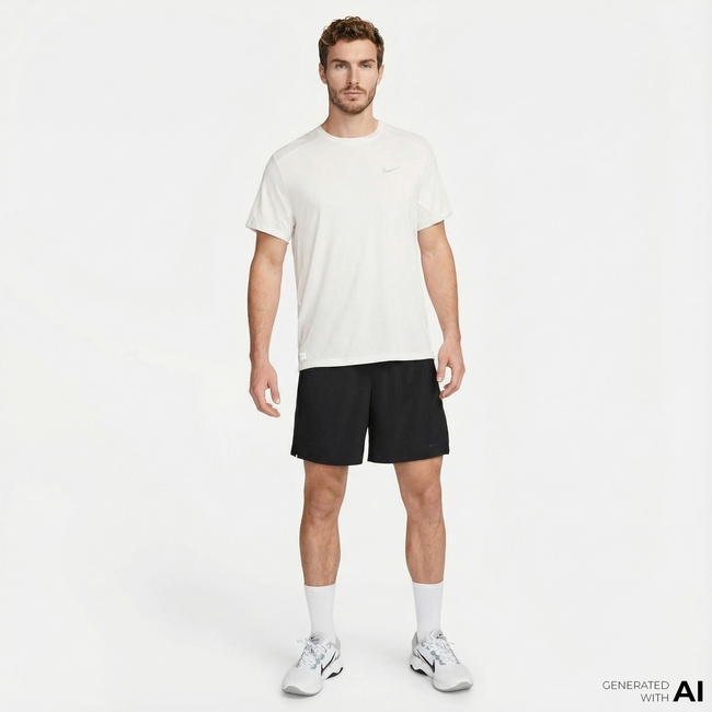  Nike Dri-Fit Unlimited Woven 18cm Unlined Erkek Siyah Şort