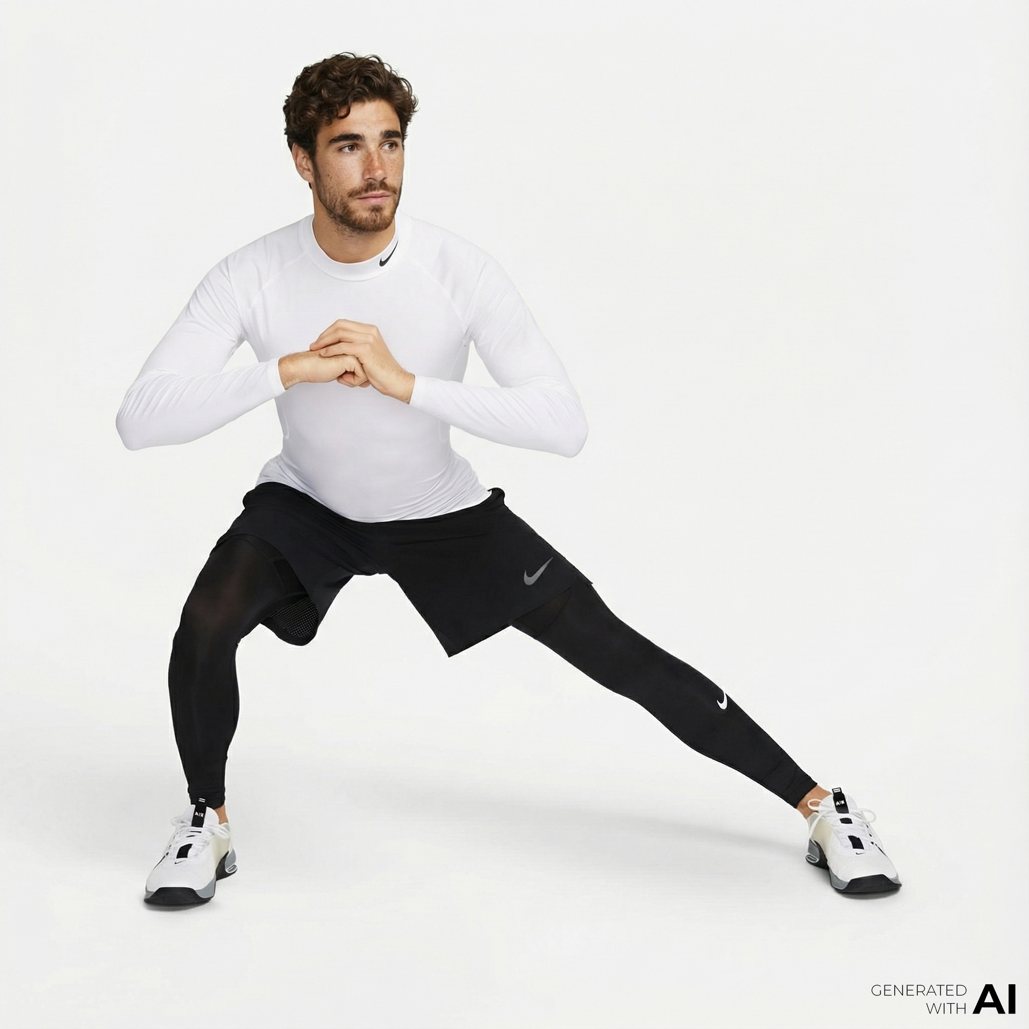  Nike Pro Dri-Fit Erkek Siyah Tayt