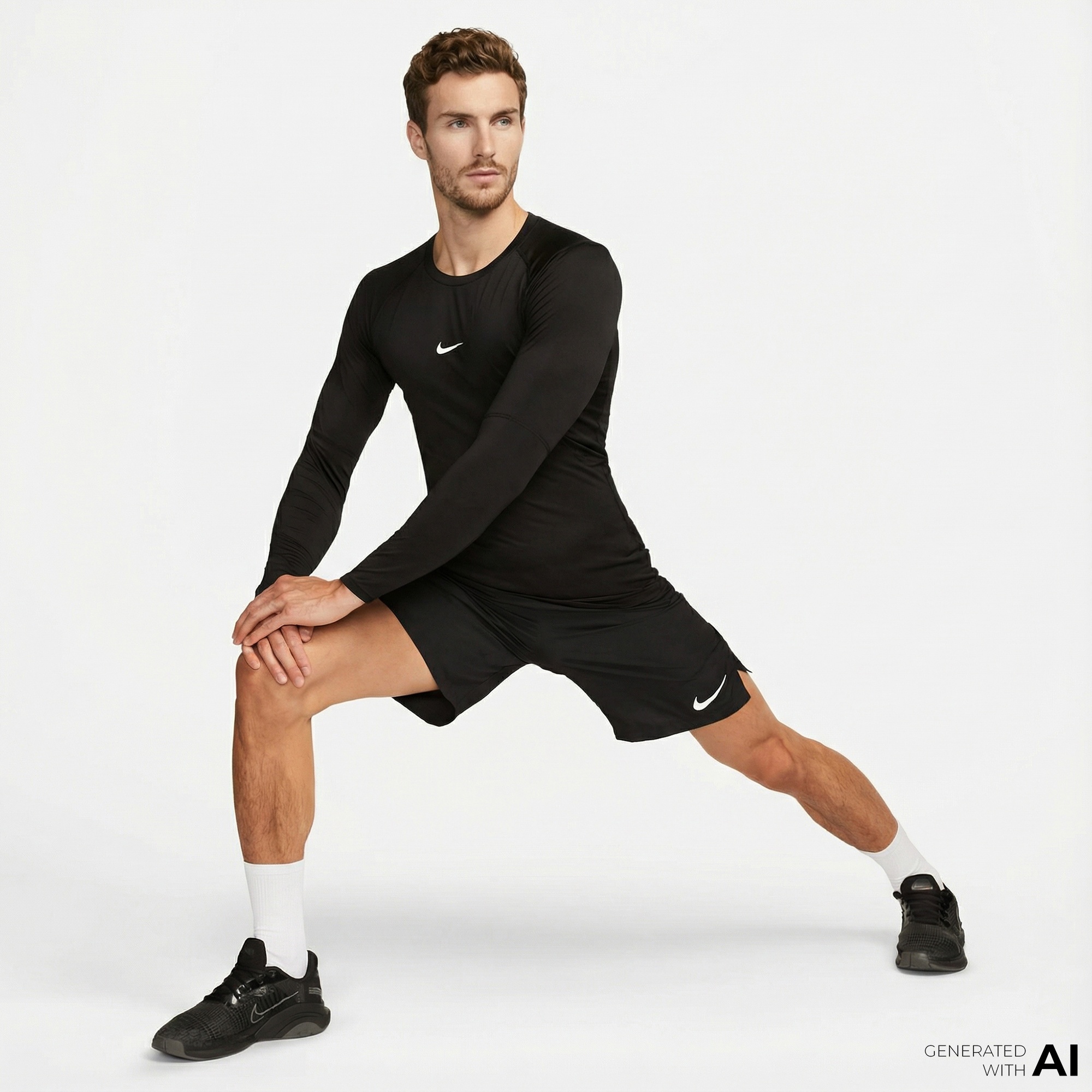 Nike Pro Dri-Fit Top Erkek Siyah Uzun Kollu T-Shirt