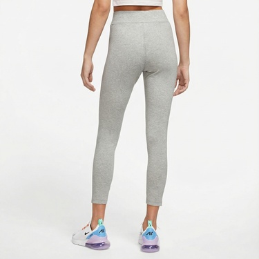  Nike Sportswear Classic High Rise 7/8 Kadın Gri Tayt