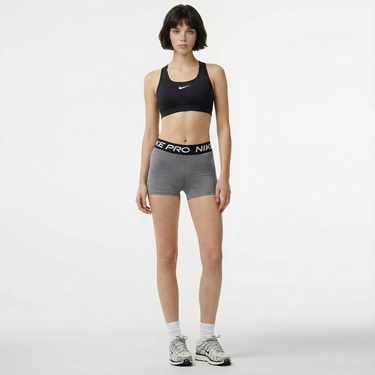  Nike Swoosh Med Sport Kadın Siyah Bra